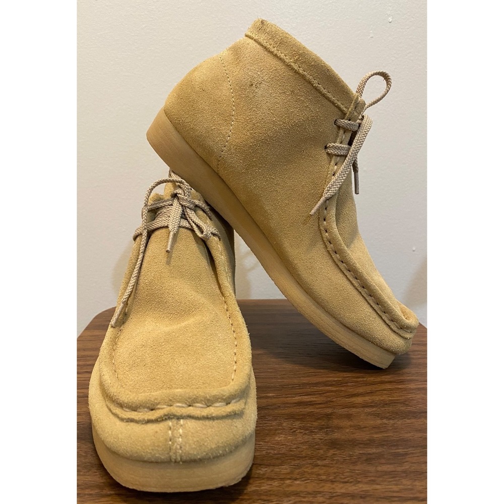 Duck Head Original Shoes Womens 5.5 M Casual chukka boots Lace Up beige Suede